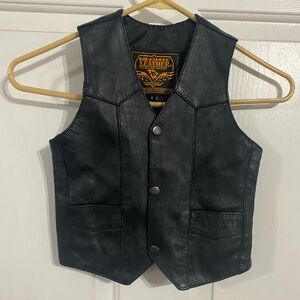 Milwaukee Leather Black Vest